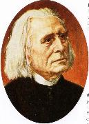 a portrait of franz liszt in old age
